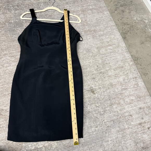 Niteline Bella Roufogali Silk Beaded Strap Black Sleeveless Mini Dress - Picture 11 of 11